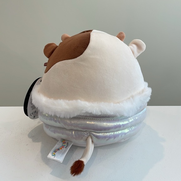 NWT 8” Ronnie the Cow in Puffer Jscket Winter Squishmallow - Select Series - Picture 3 of 6